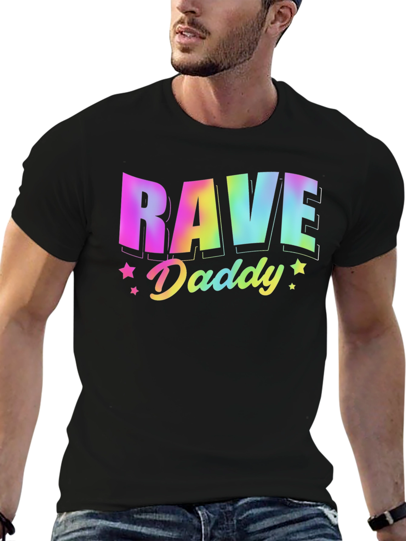 Rave Daddy Graphic Tee - Music Festival Shirt