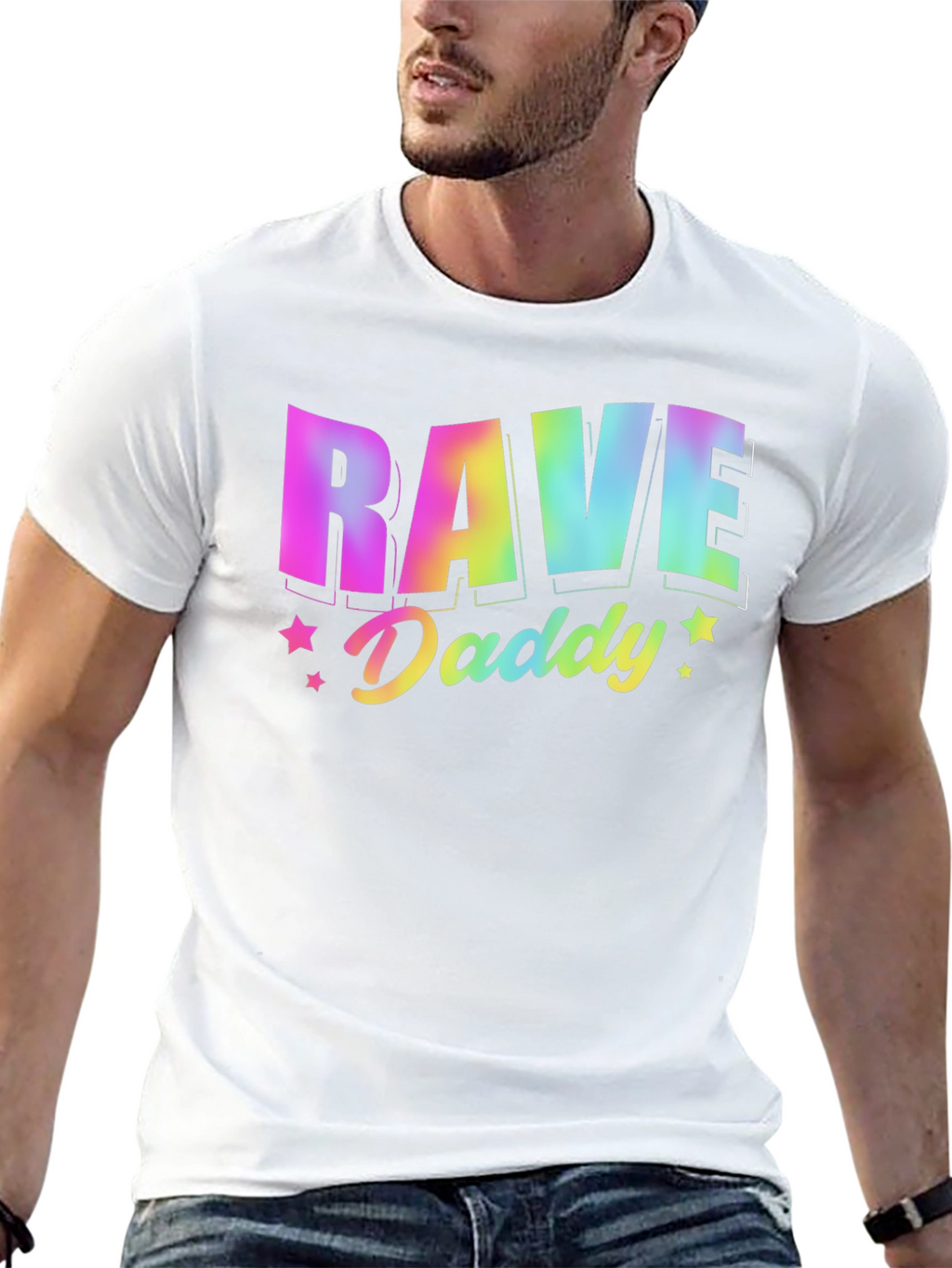 Rave Daddy Graphic Tee - Music Festival Shirt