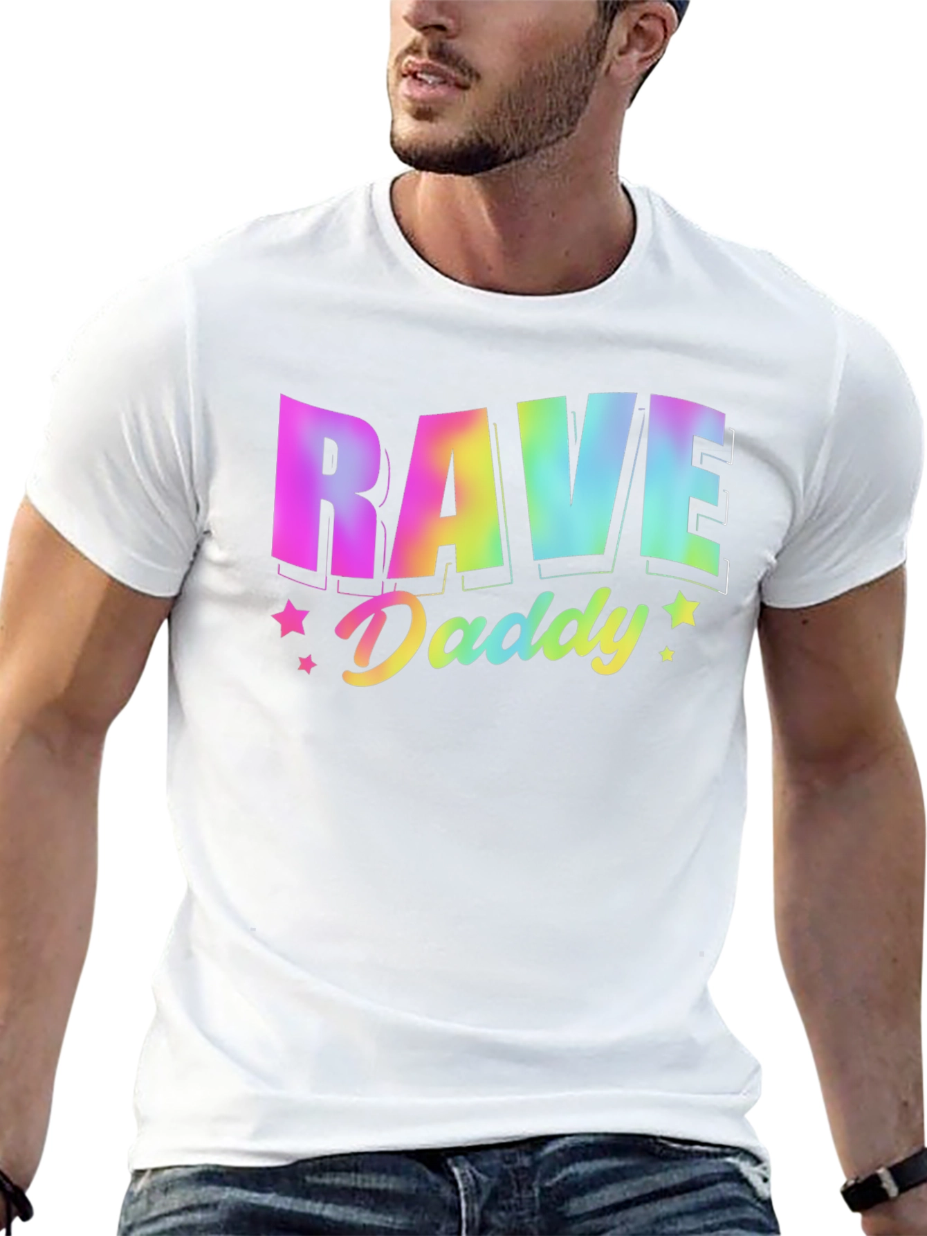 Rave Daddy Graphic Tee - Music Festival Shirt