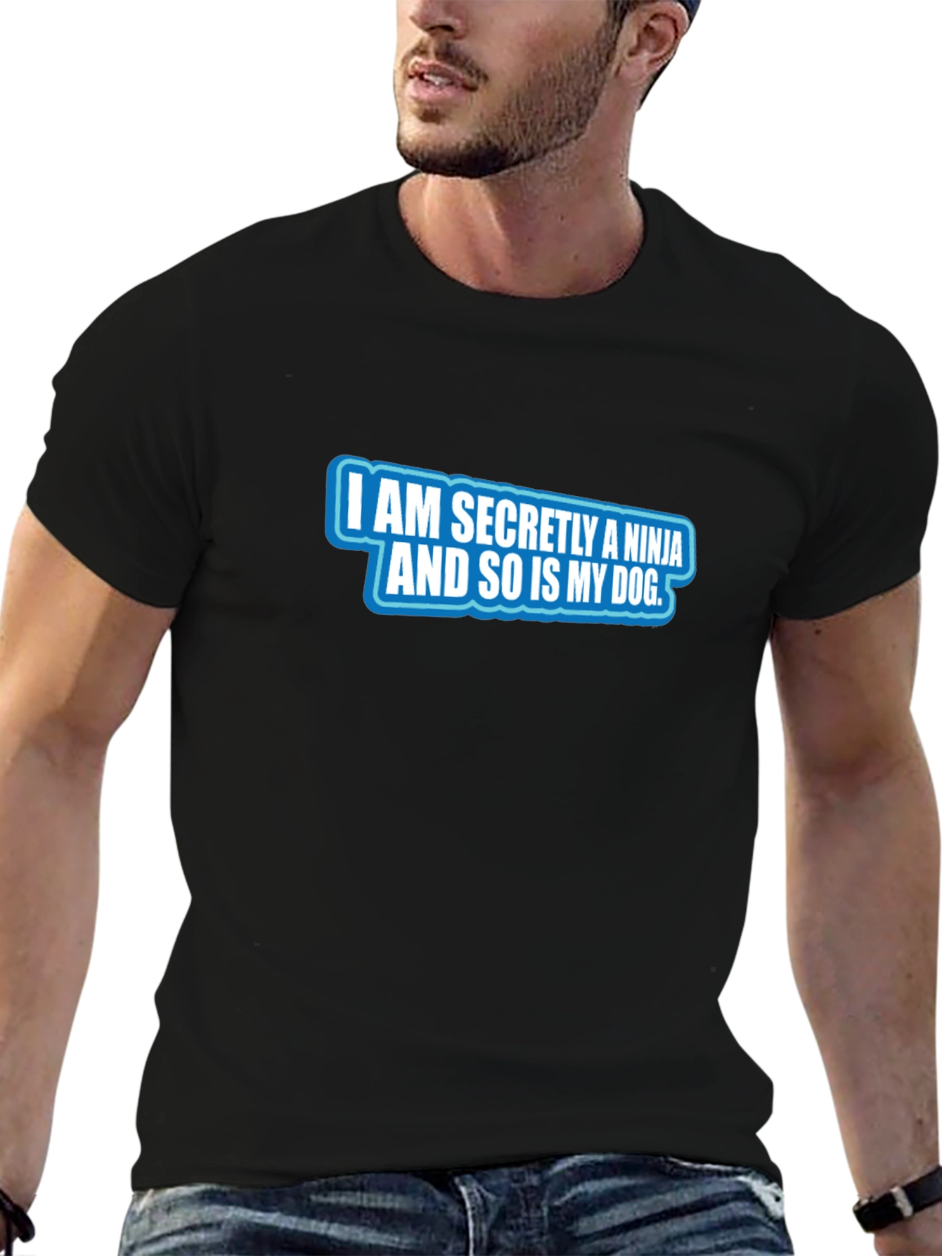 Ninja Dog T-Shirt - Secret Agent Style!