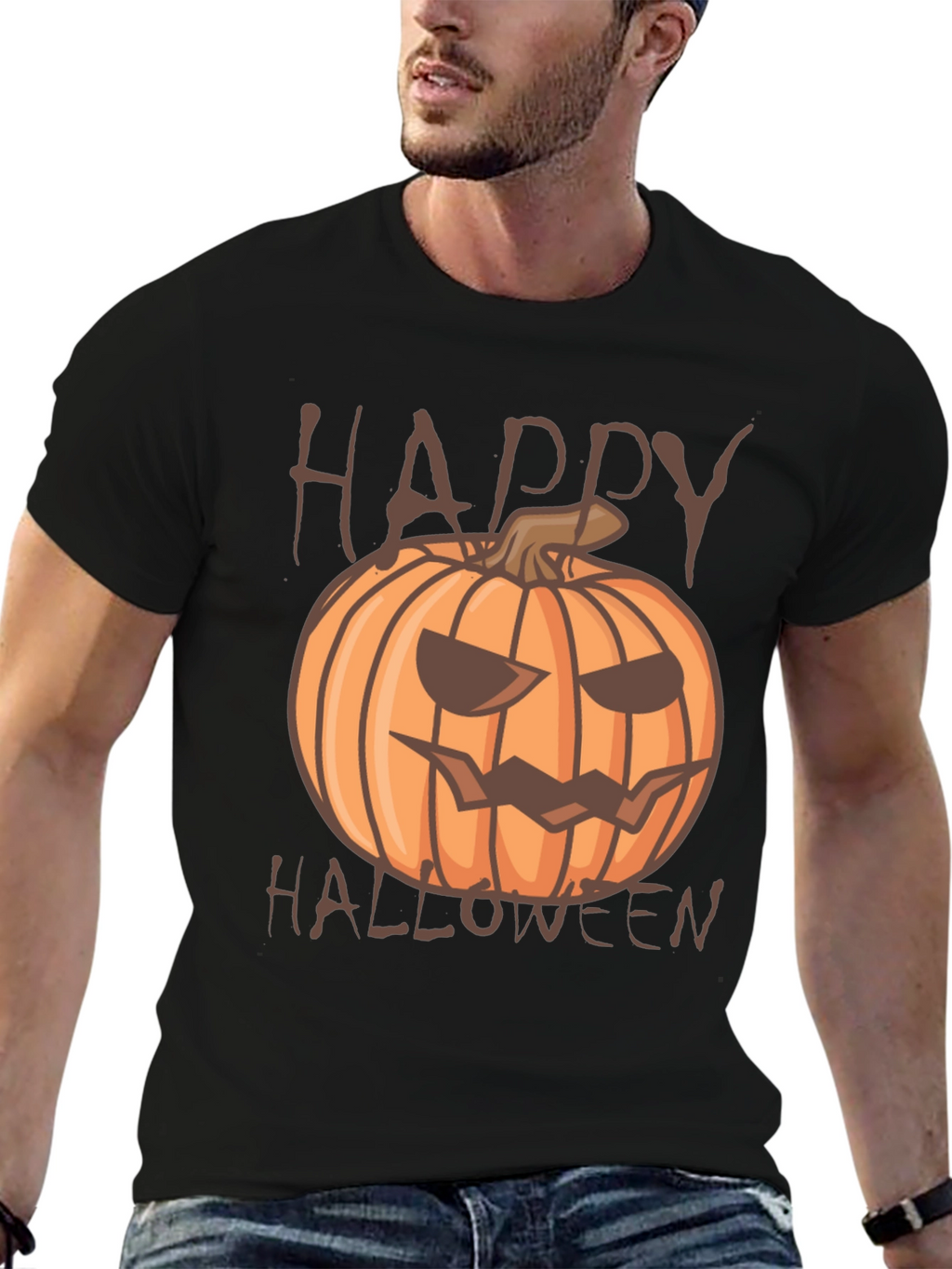 Happy Halloween Pumpkin Graphic Tee