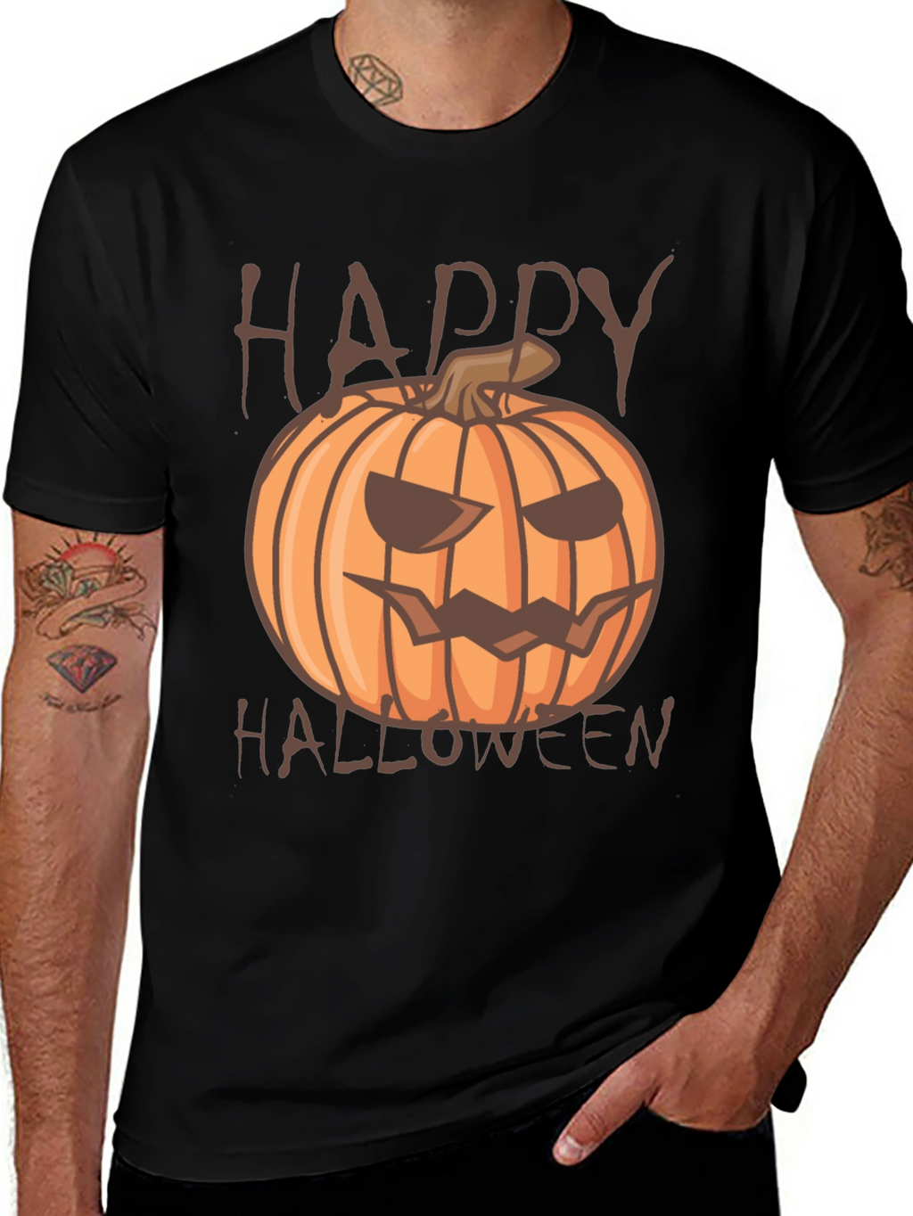 Happy Halloween Pumpkin Graphic Tee