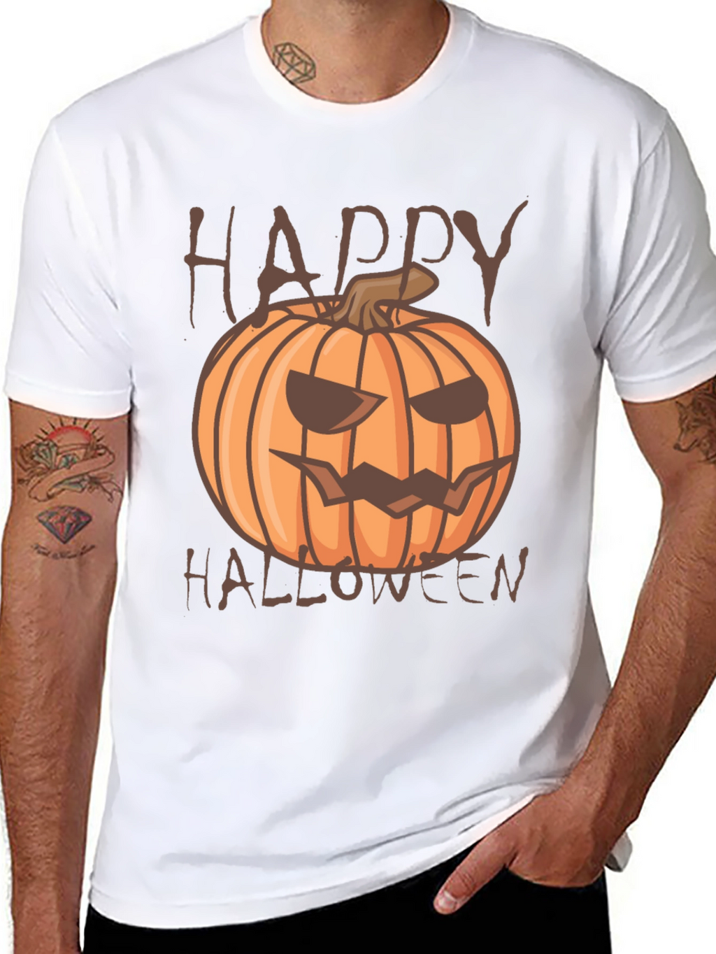 Happy Halloween Pumpkin Graphic Tee