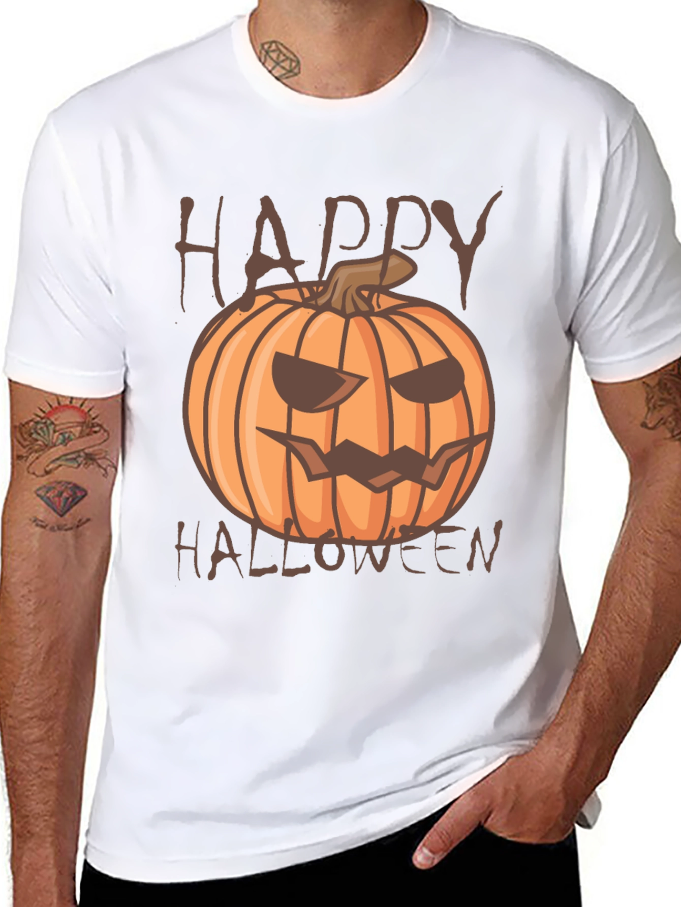 Happy Halloween Pumpkin Graphic Tee
