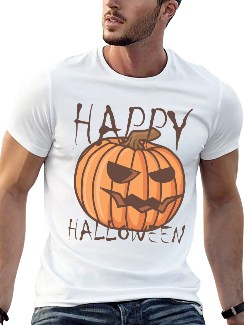 Happy Halloween Pumpkin Graphic Tee
