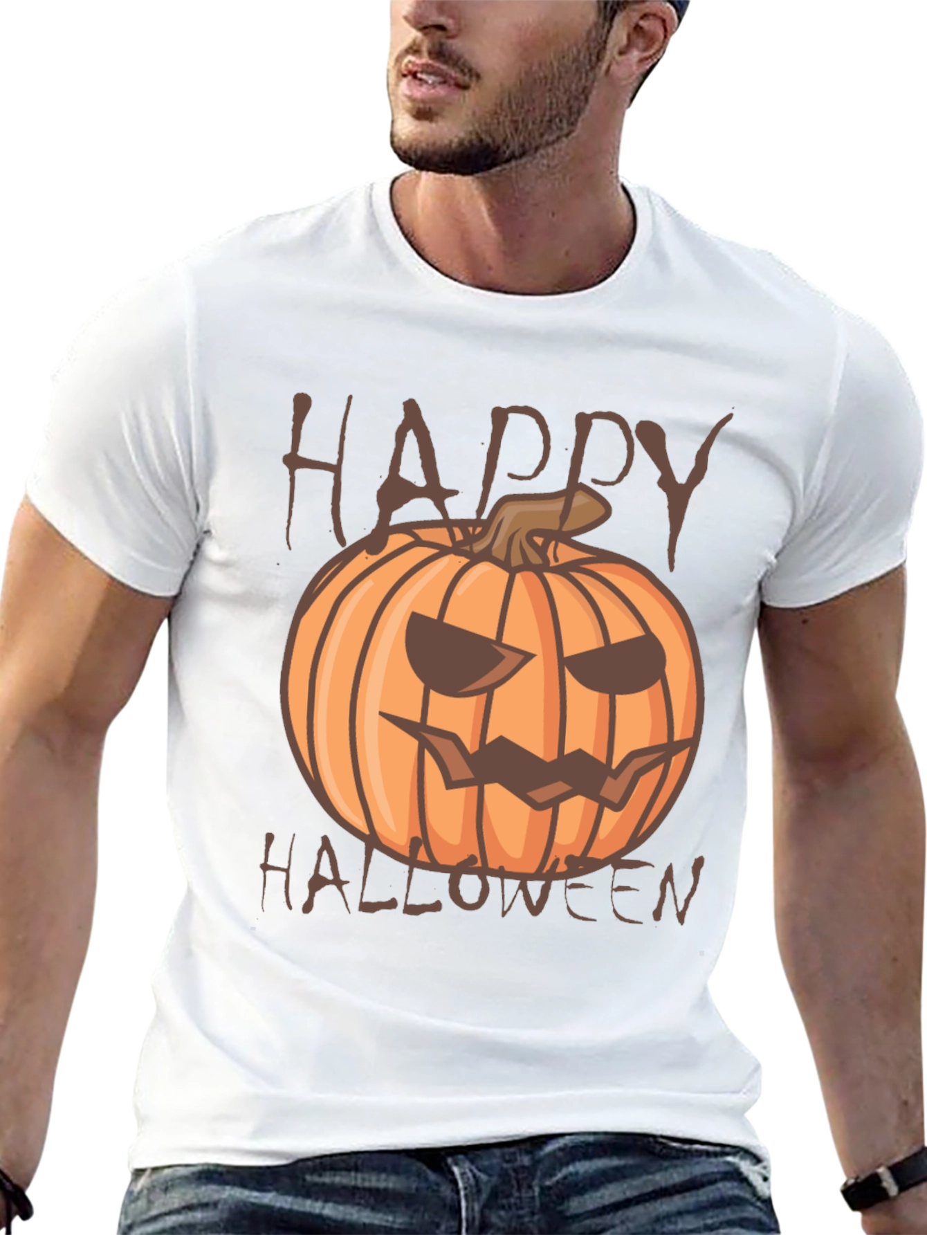 Happy Halloween Pumpkin Graphic Tee