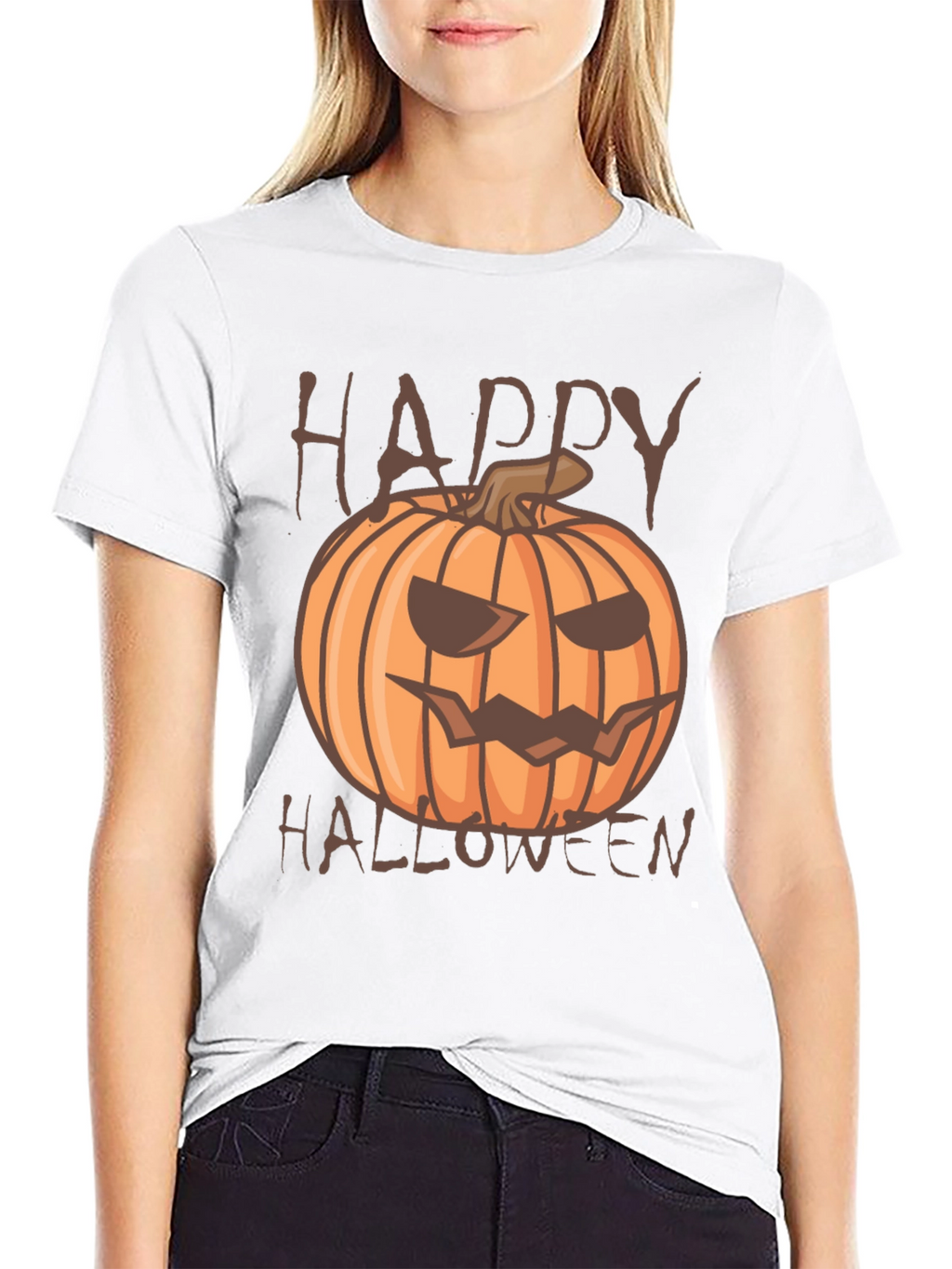 Happy Halloween Pumpkin Graphic Tee