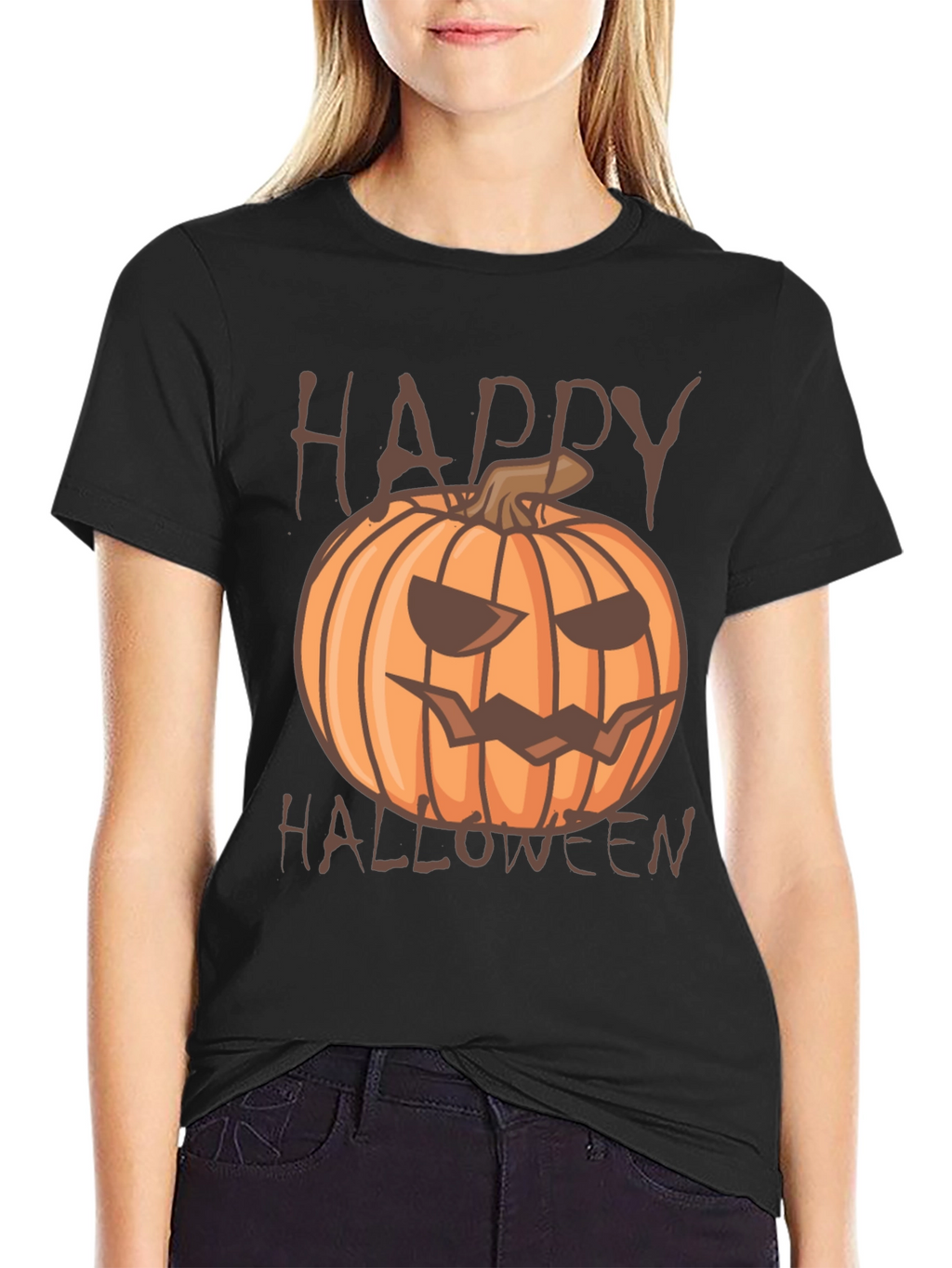 Happy Halloween Pumpkin Graphic Tee