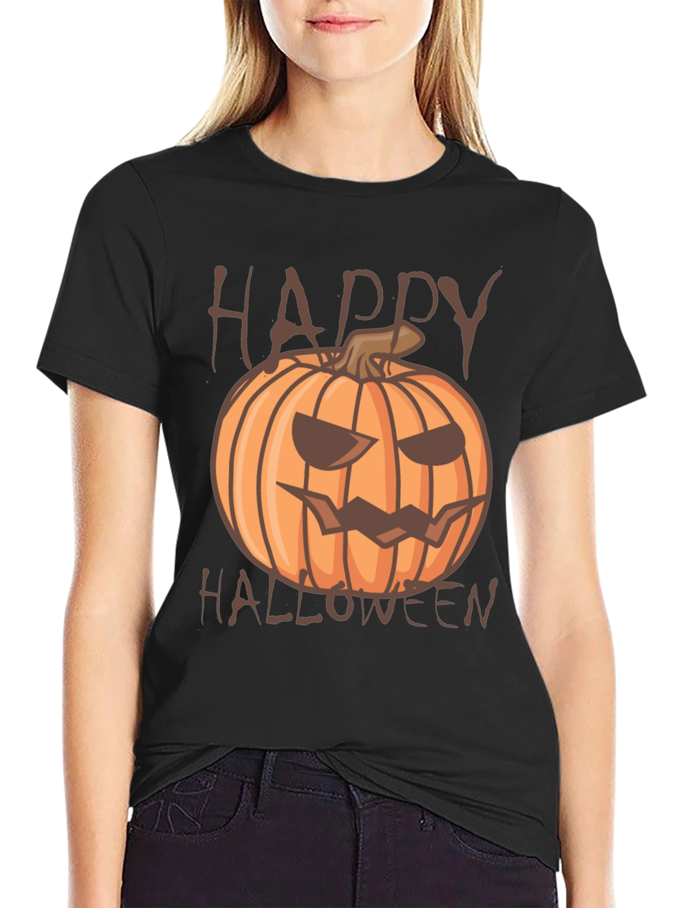 Happy Halloween Pumpkin Graphic Tee