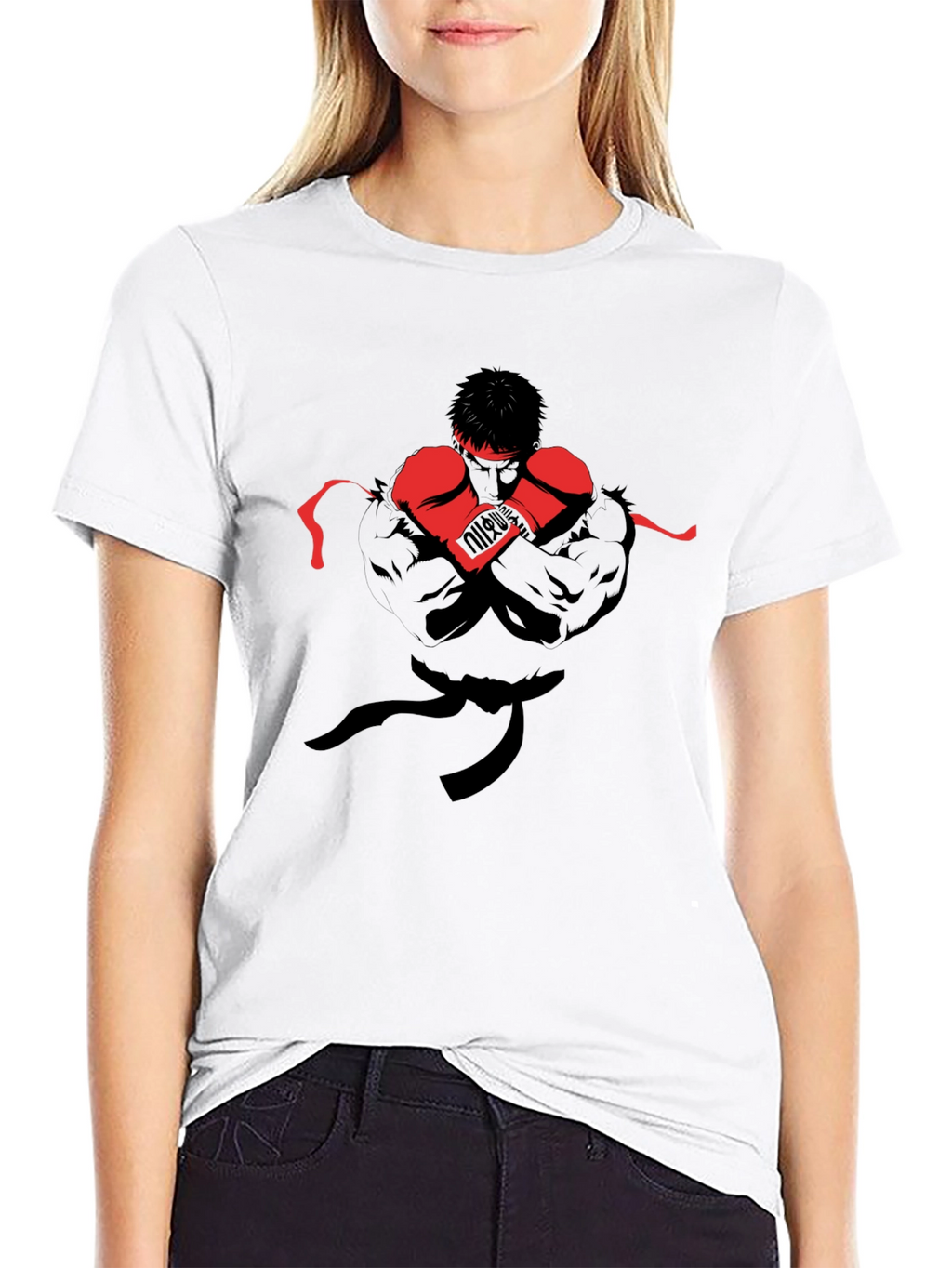 Ryu Street Fighter Black T-Shirt