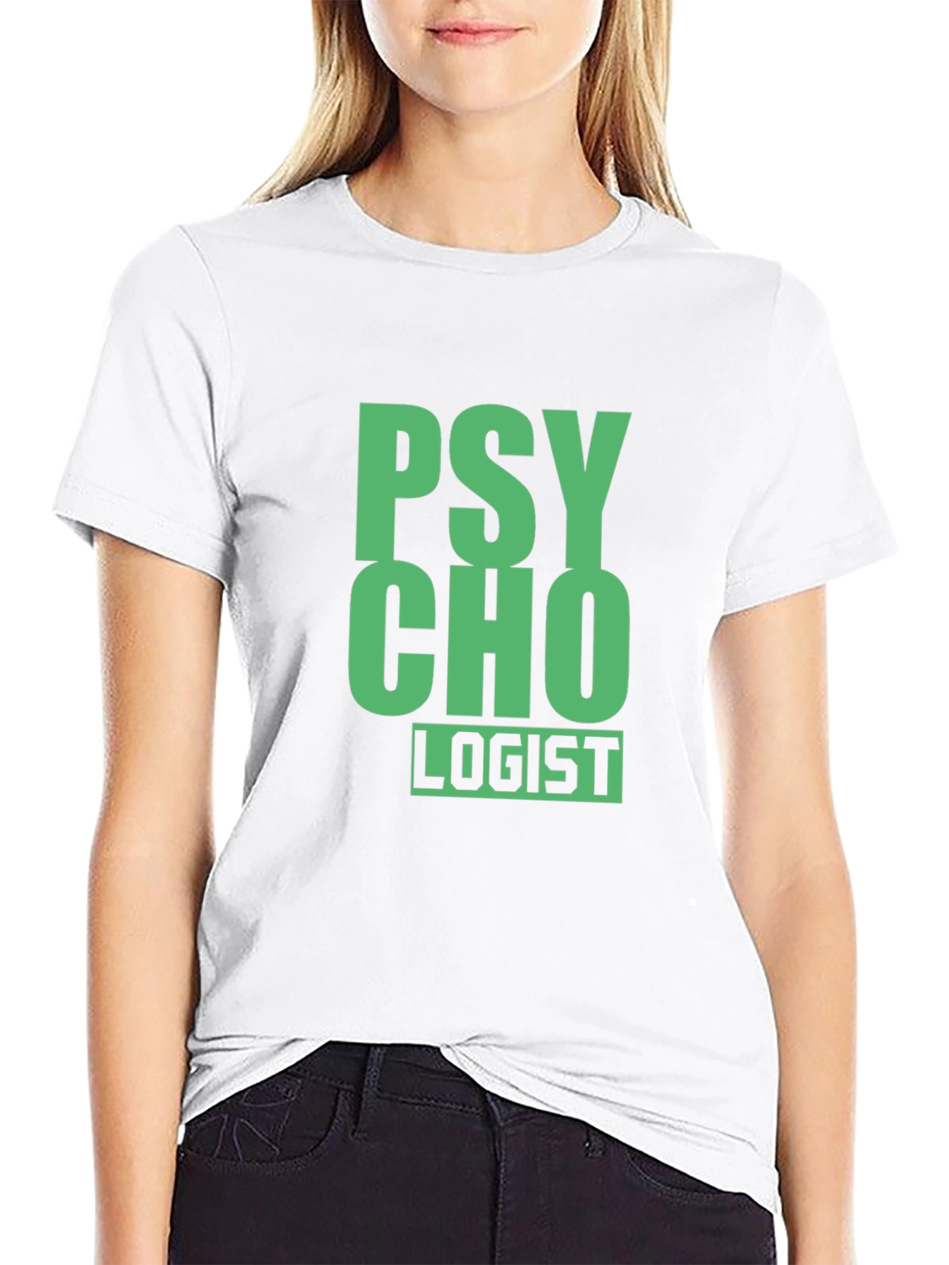 Psycho-Logist Graphic Tee - Black Cotton Blend
