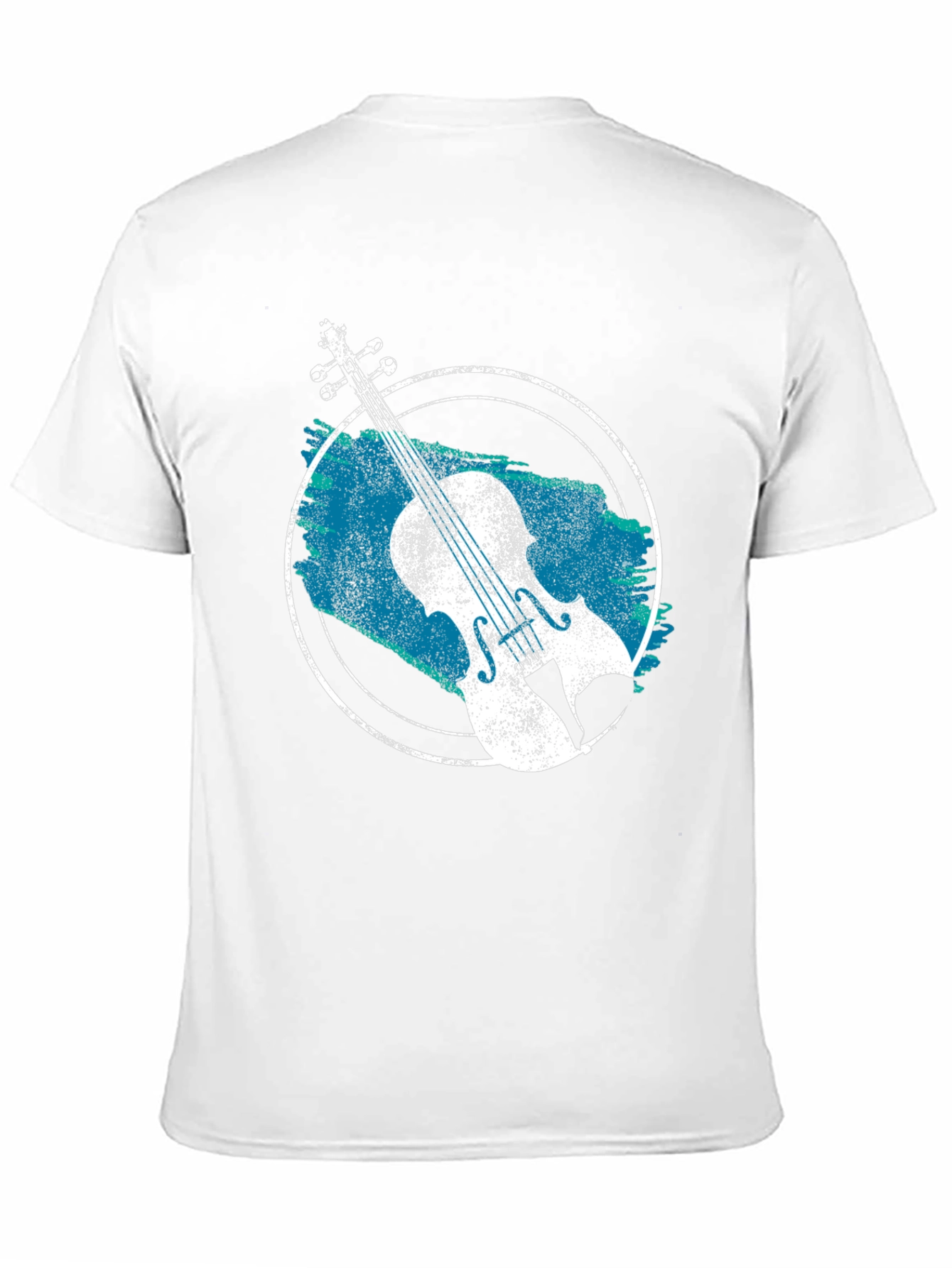 Violin Graphic T-Shirt - Black