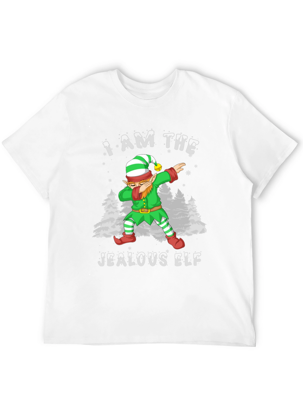 Jealous Elf Dabbing Christmas T-Shirt