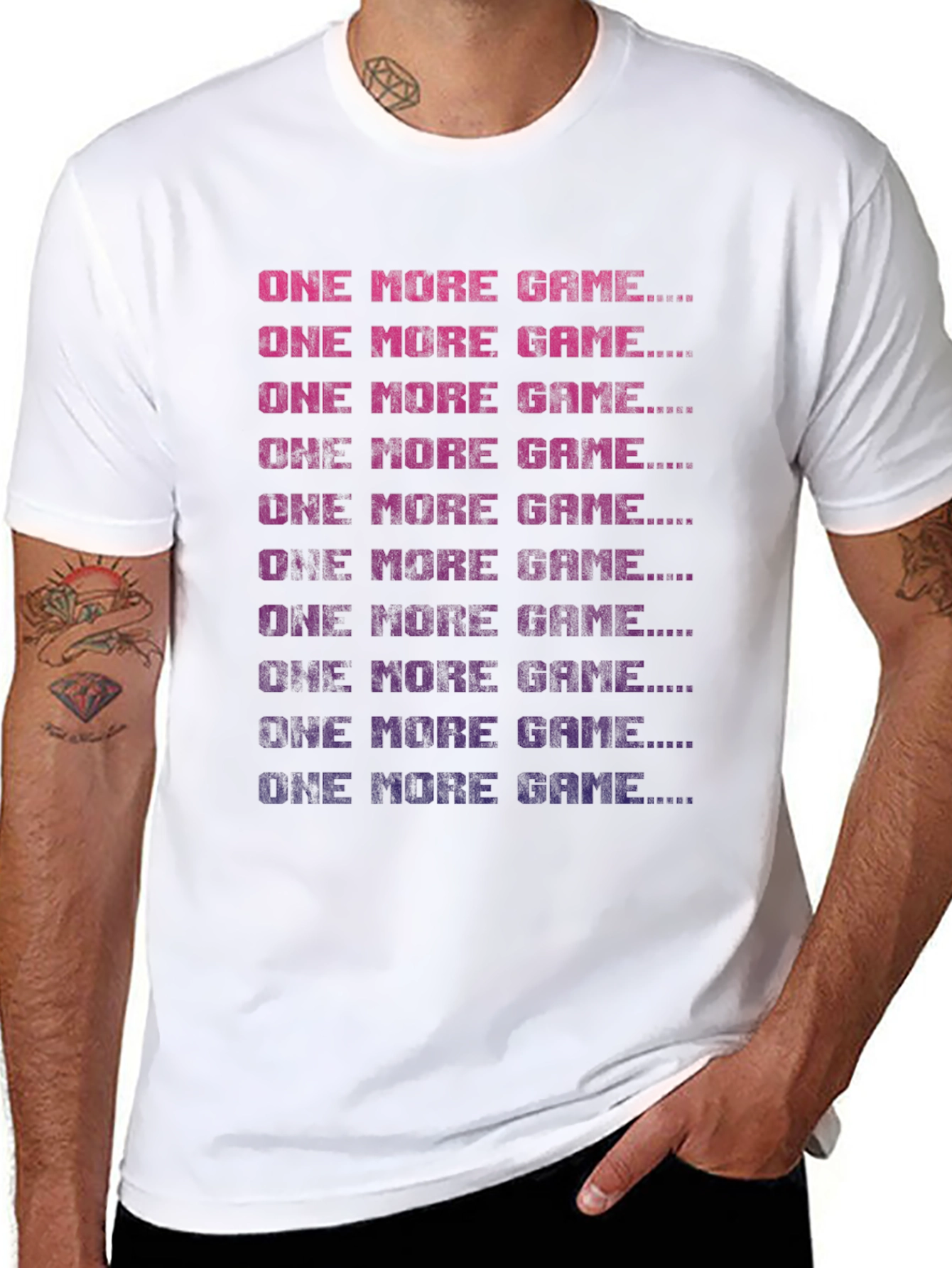One More Game T-Shirt - Gamer Style