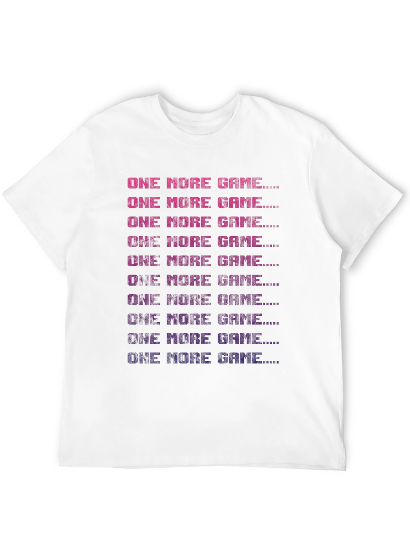 One More Game T-Shirt - Gamer Style