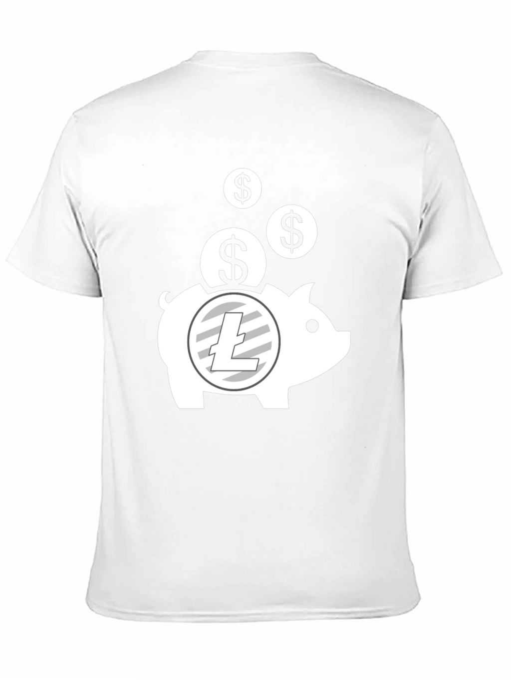 Crypto Piggy Bank T-Shirt - Litecoin HODL