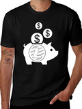 Crypto Piggy Bank T-Shirt - Litecoin HODL