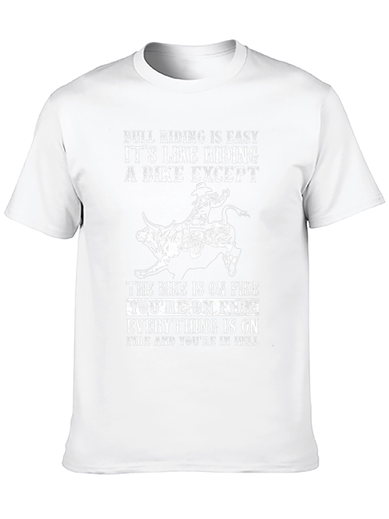 Bull Riding T-Shirt - Cowboy Rodeo Funny Tee