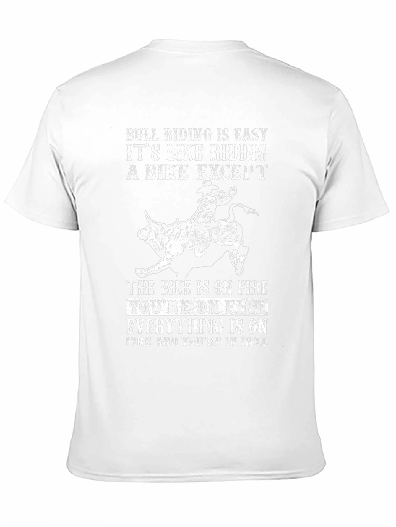 Bull Riding T-Shirt - Cowboy Rodeo Funny Tee