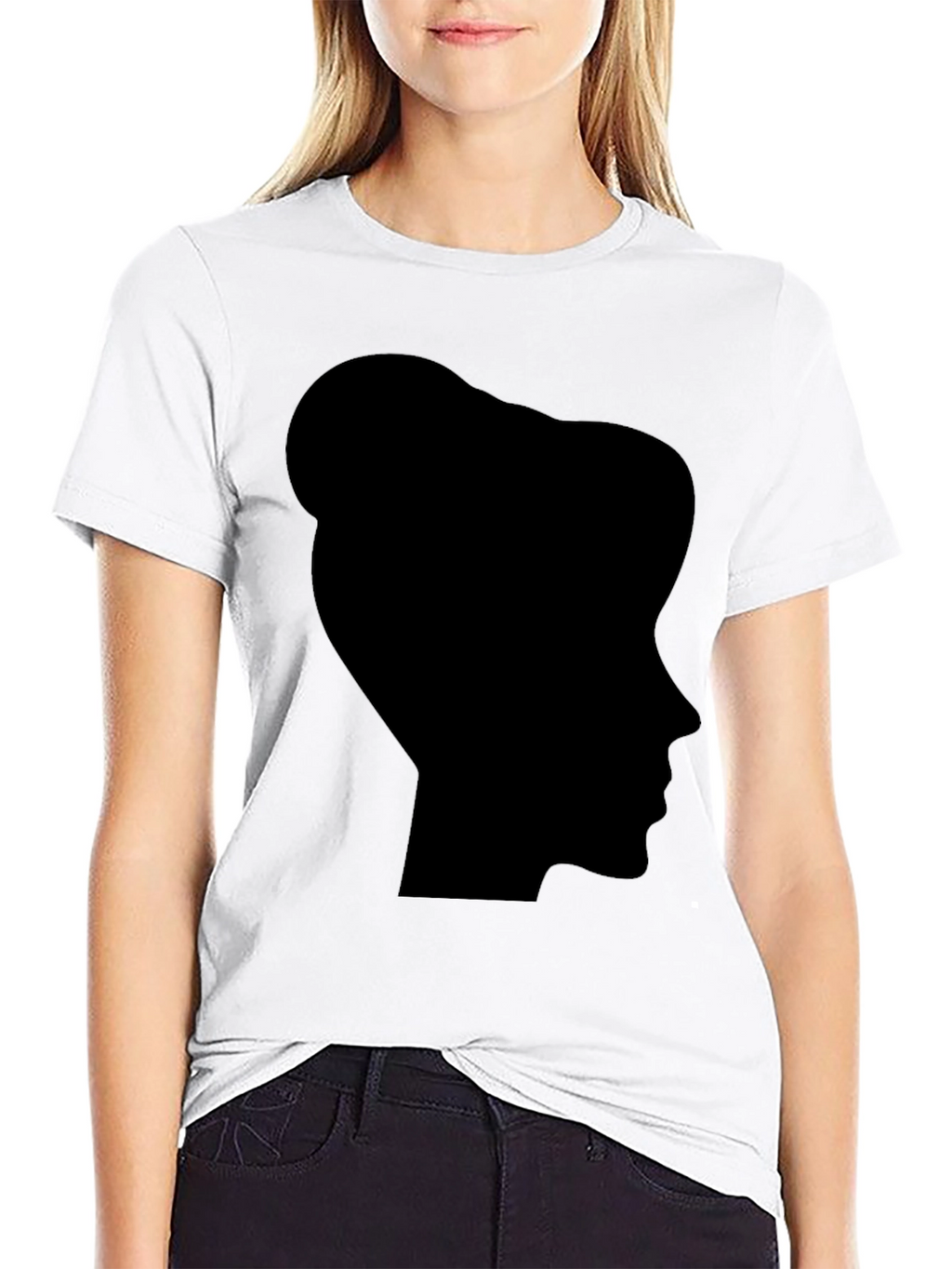 Silhouette Tee - Minimalist Profile Design