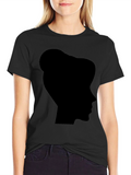 Silhouette Tee - Minimalist Profile Design