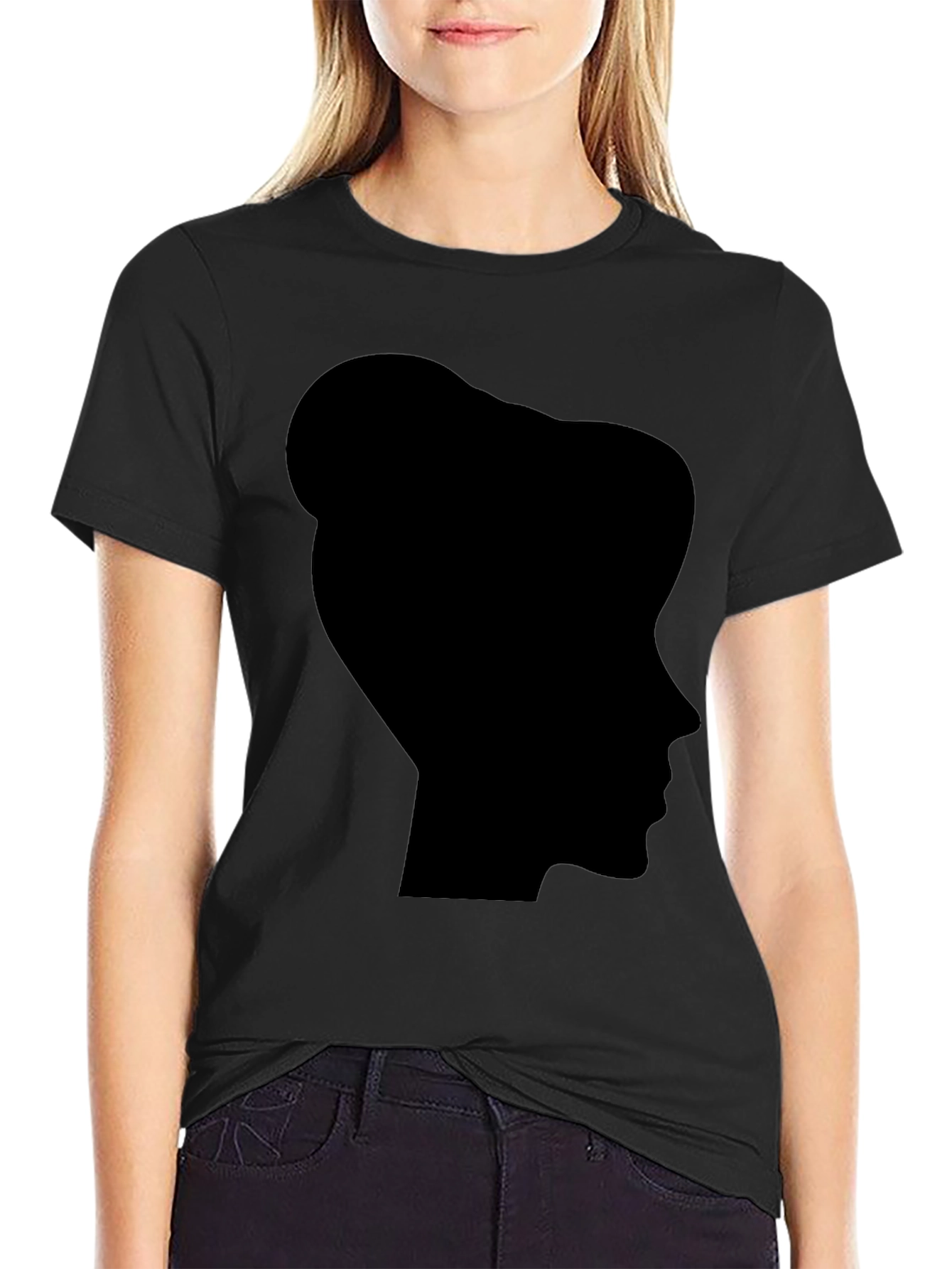 Silhouette Tee - Minimalist Profile Design