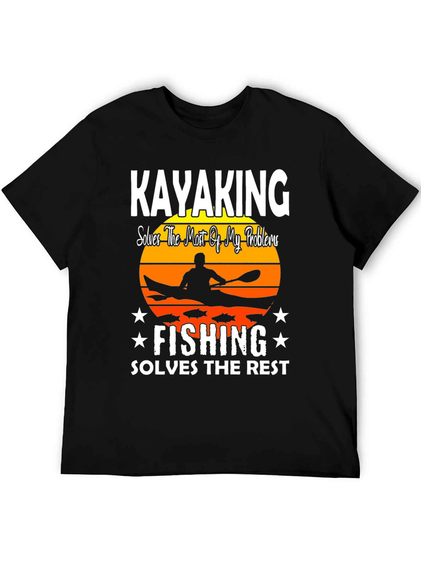 Kayaking & Fishing Solve My Problems T-Shirt