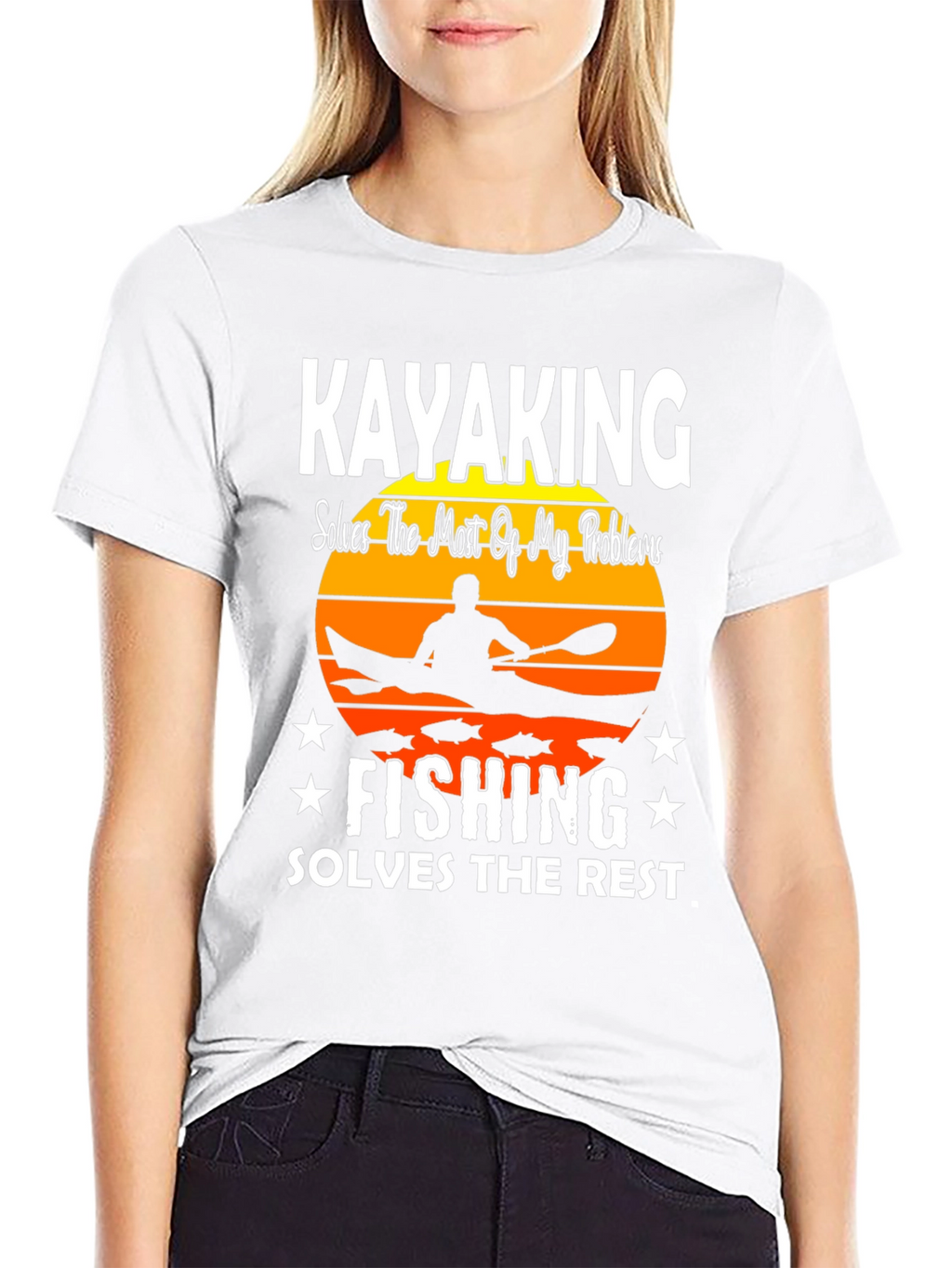 Kayaking & Fishing Solve My Problems T-Shirt