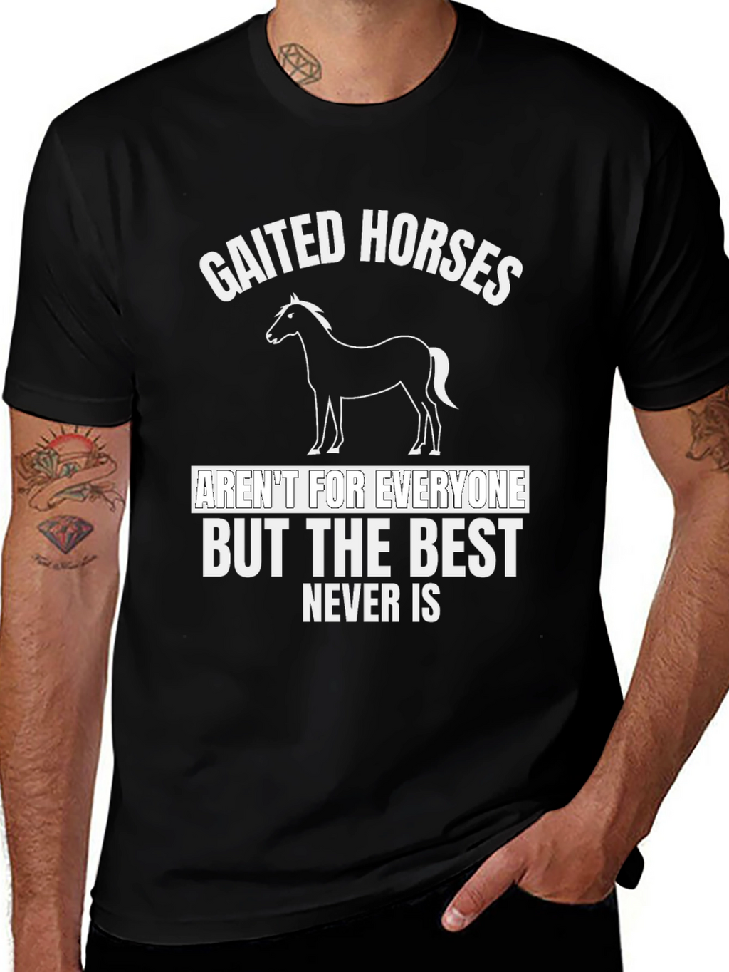 Gaited Horses T-Shirt - Never Is Best Tee