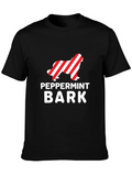 Peppermint Bark Dog T-Shirt Holiday Apparel