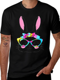 Easter Bunny Tie-Dye Glasses T-Shirt