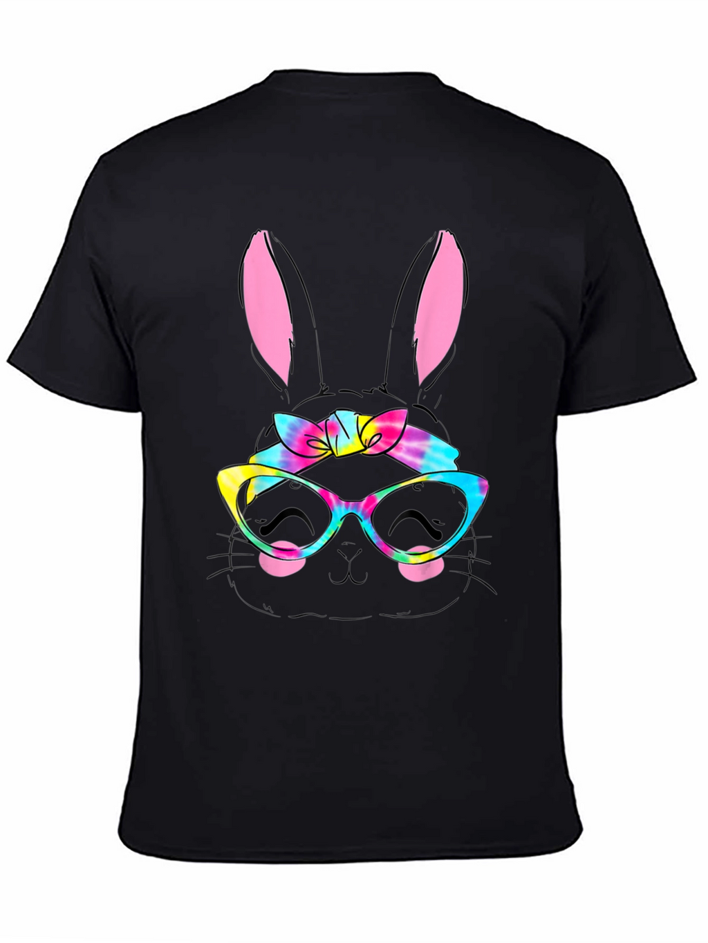 Easter Bunny Tie-Dye Glasses T-Shirt