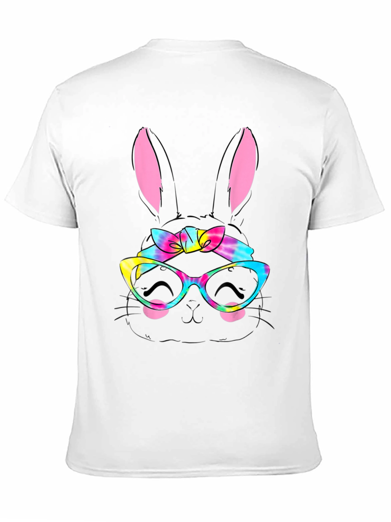 Easter Bunny Tie-Dye Glasses T-Shirt