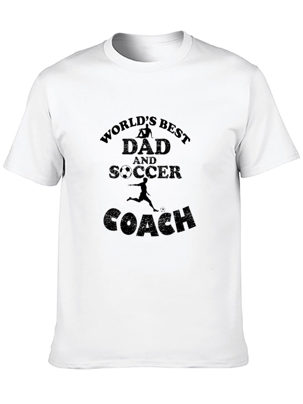Worlds Best Dad Soccer Coach T-Shirt