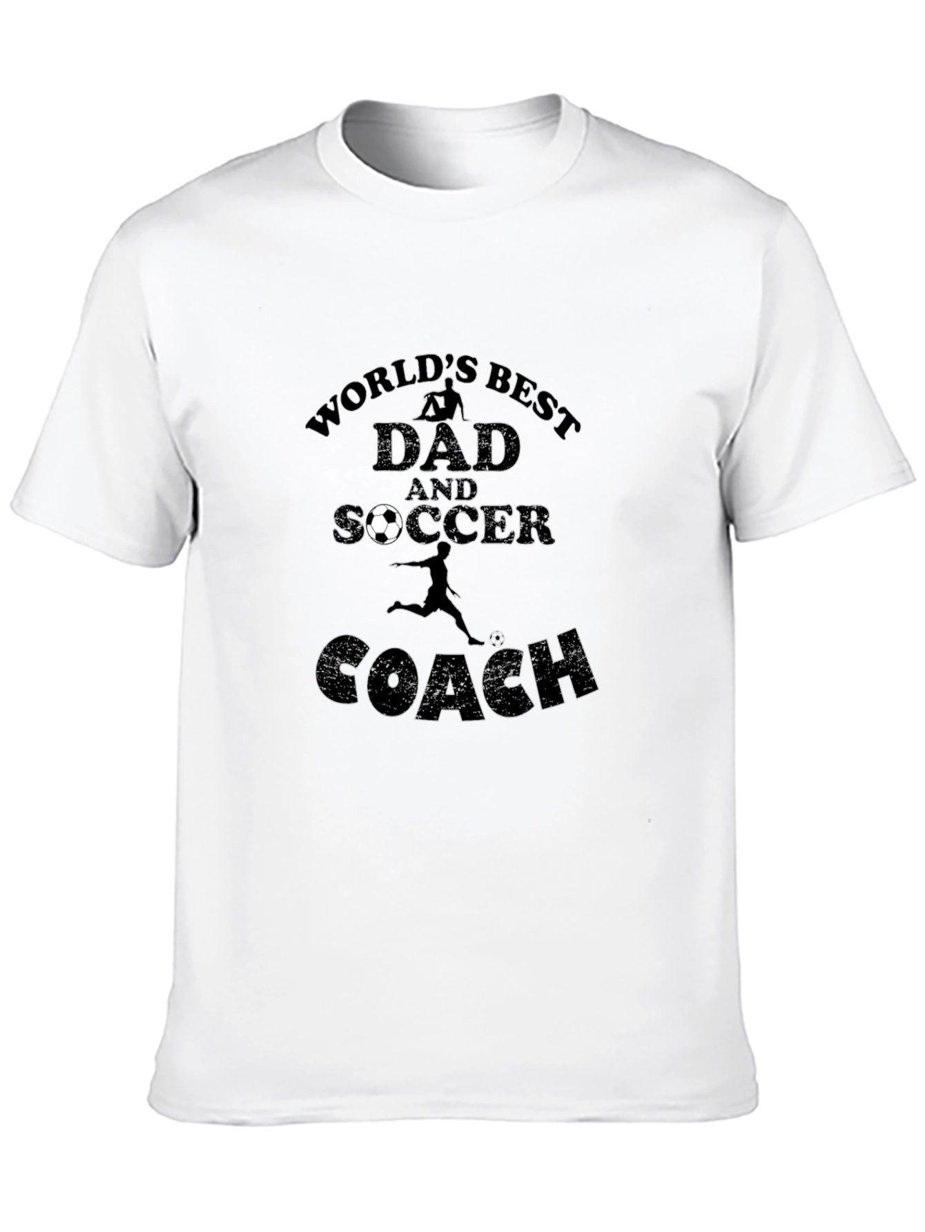 Worlds Best Dad Soccer Coach T-Shirt