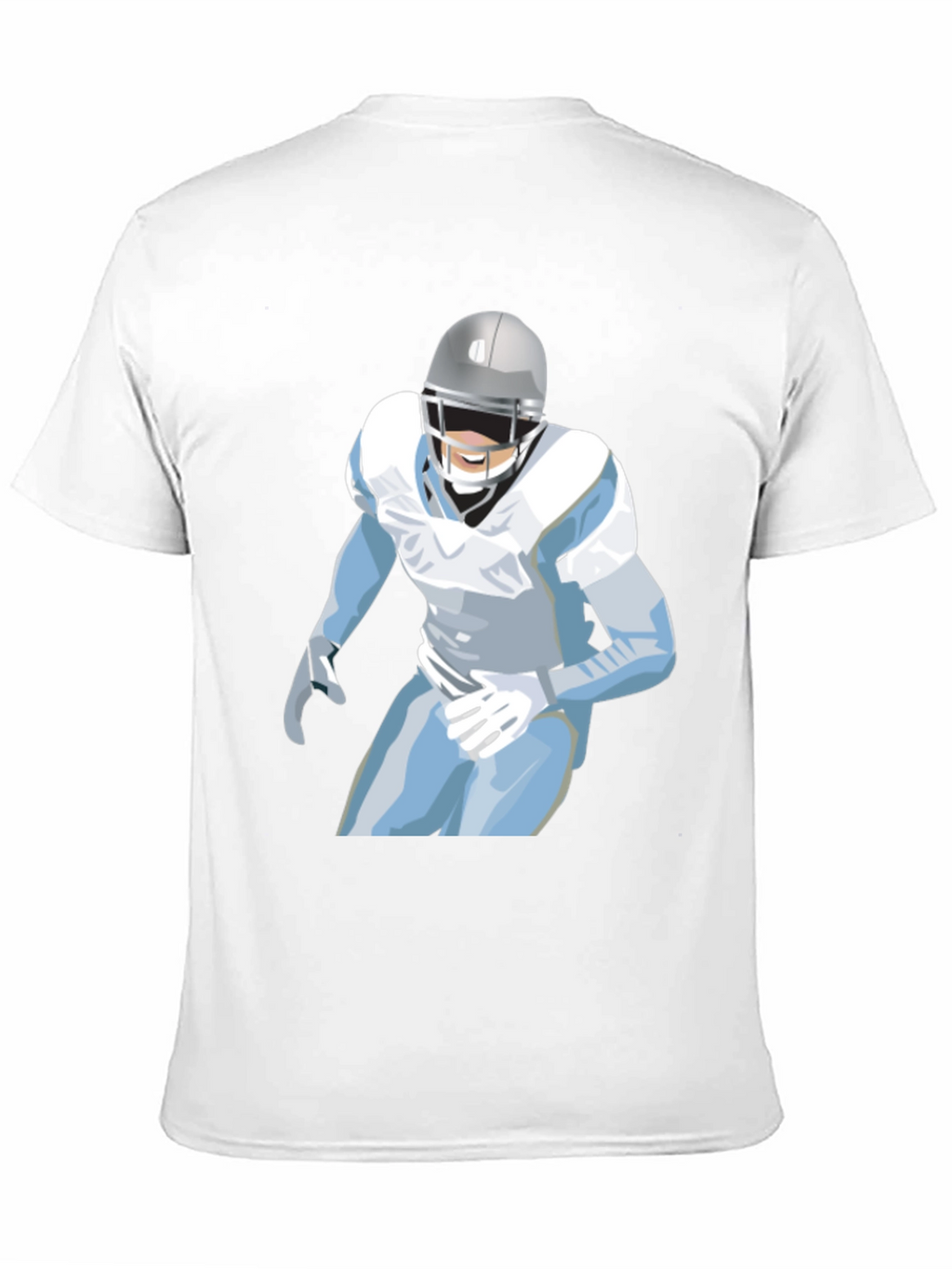 Football Player Graphic Tee - Casual Style