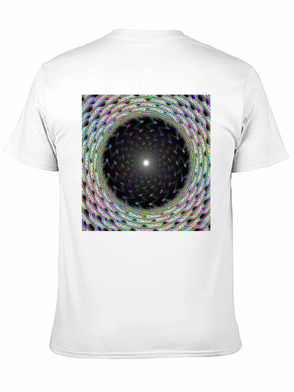 Hypnotic Mandala Graphic Tee - Stylish Black T-Shirt