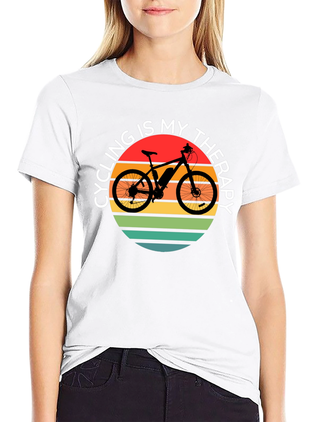 Cycling Is My Therapy T-Shirt