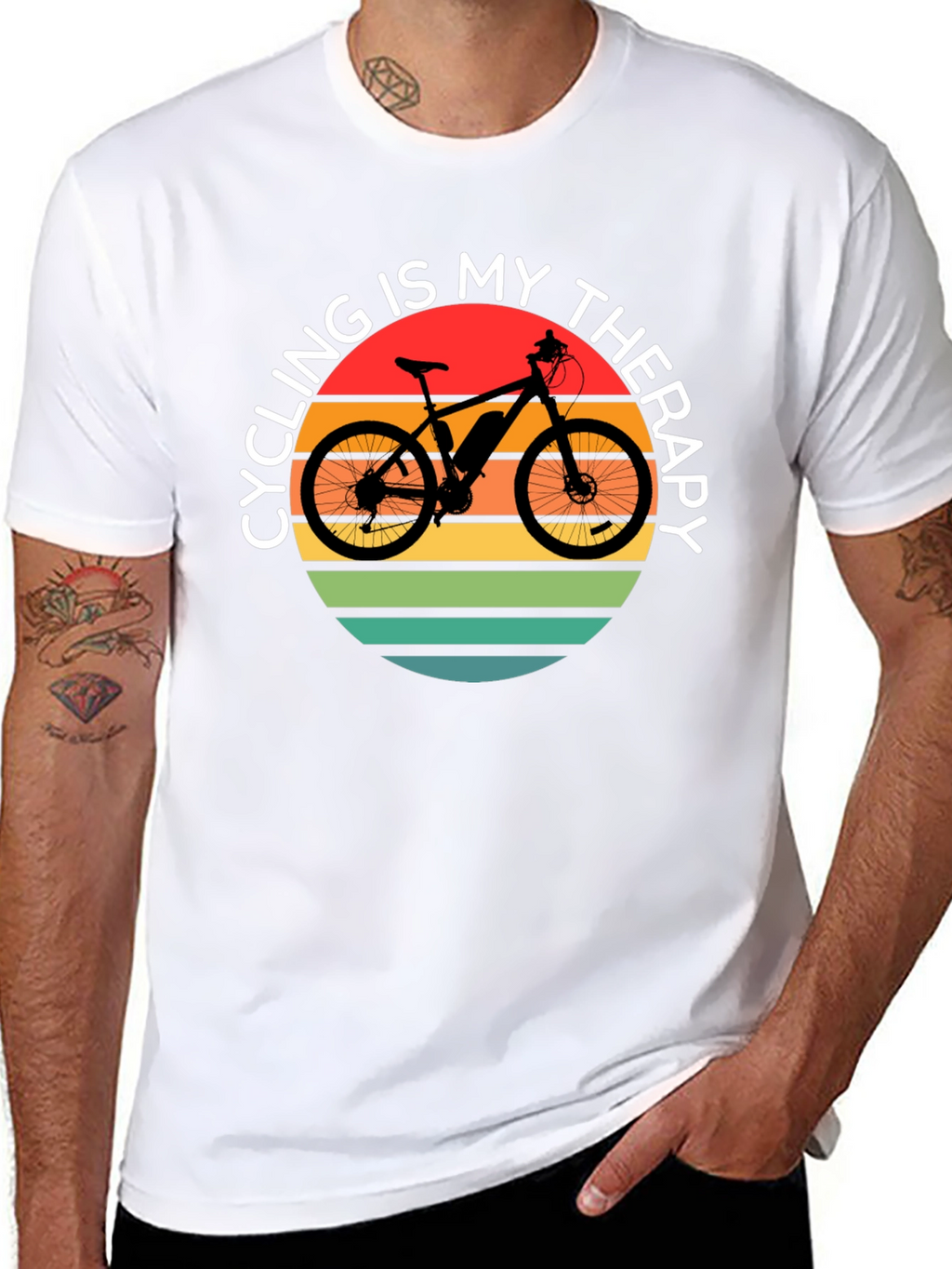 Cycling Is My Therapy T-Shirt
