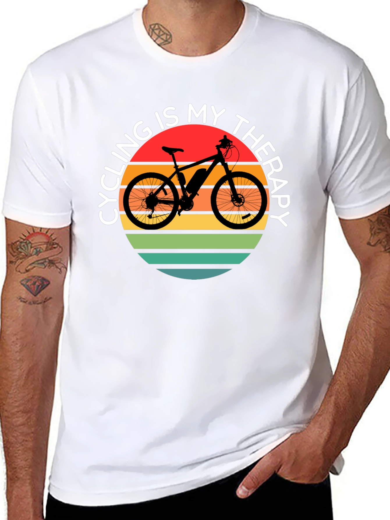 Cycling Is My Therapy T-Shirt