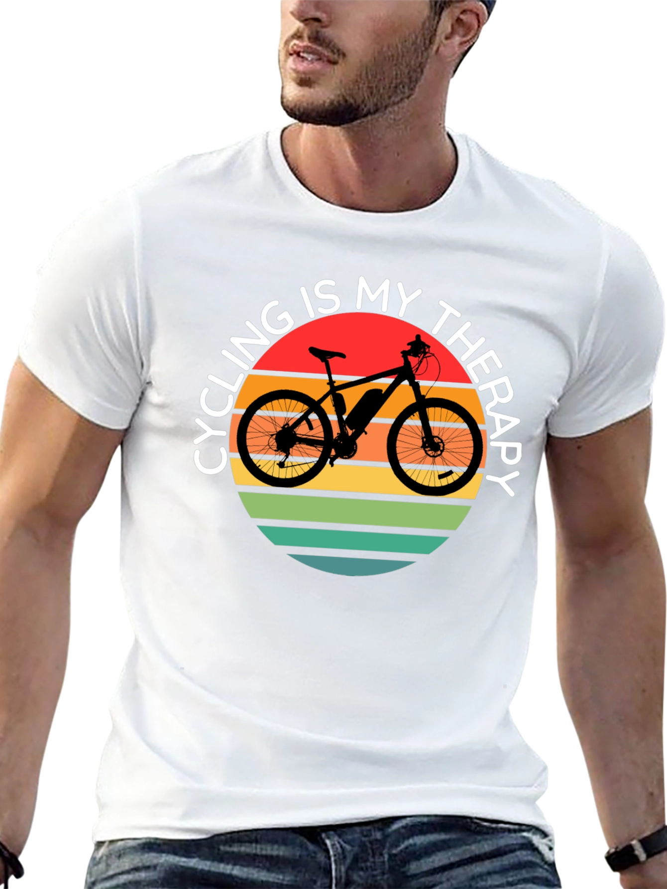 Cycling Is My Therapy T-Shirt
