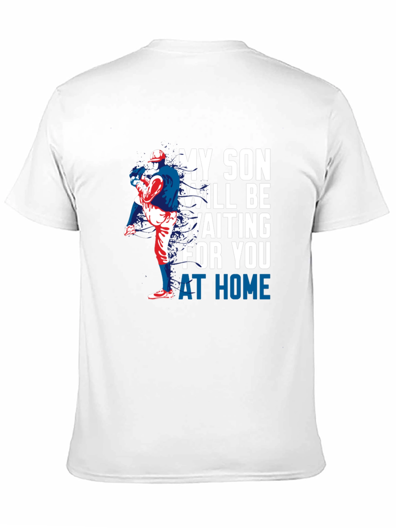 My Son Will Be Waiting Baseball T-Shirt