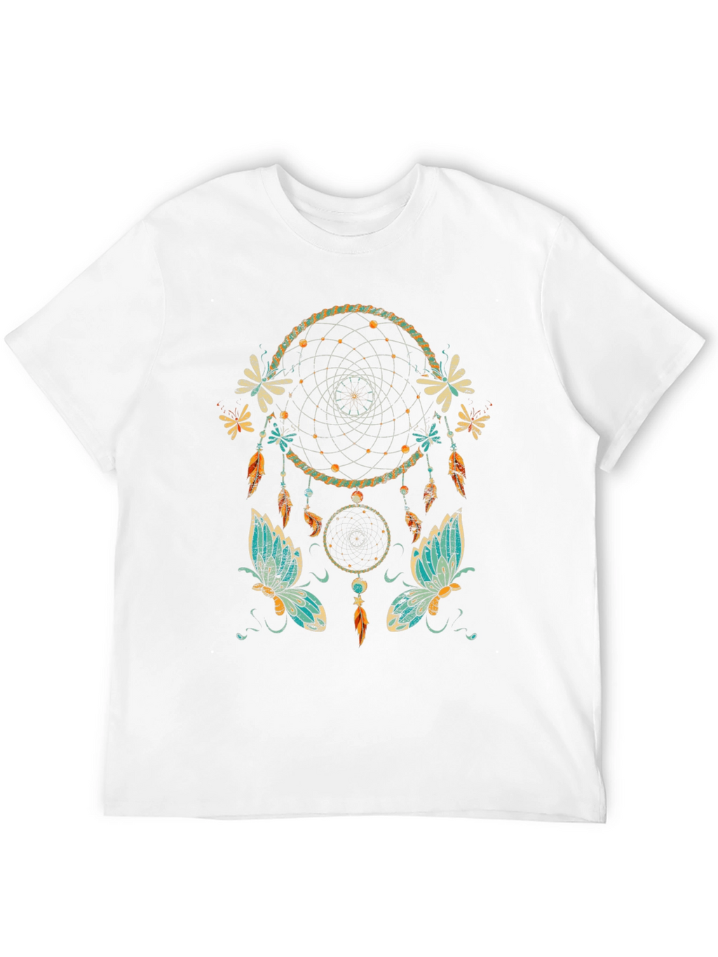 Dreamcatcher Butterfly Graphic T-Shirt