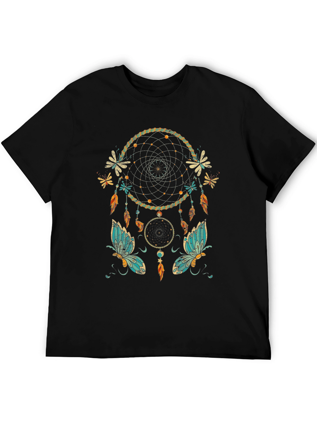 Dreamcatcher Butterfly Graphic T-Shirt