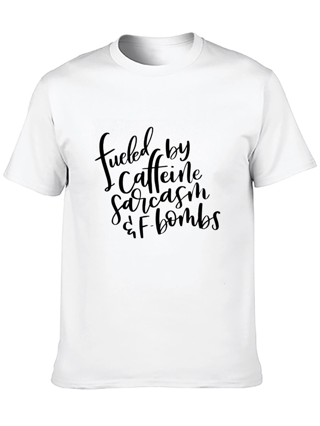 Fueled by Caffeine Graphic Tee - Black