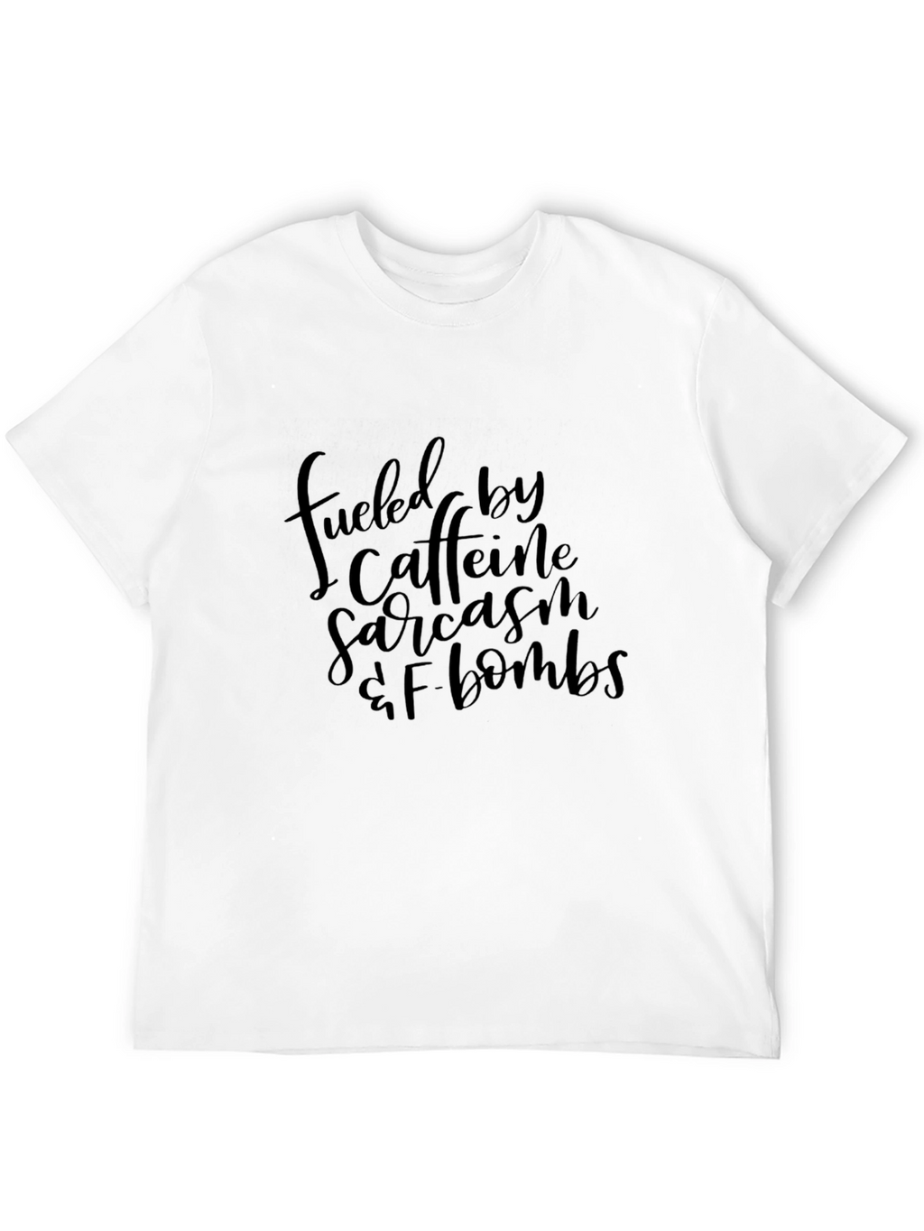 Fueled by Caffeine Graphic Tee - Black