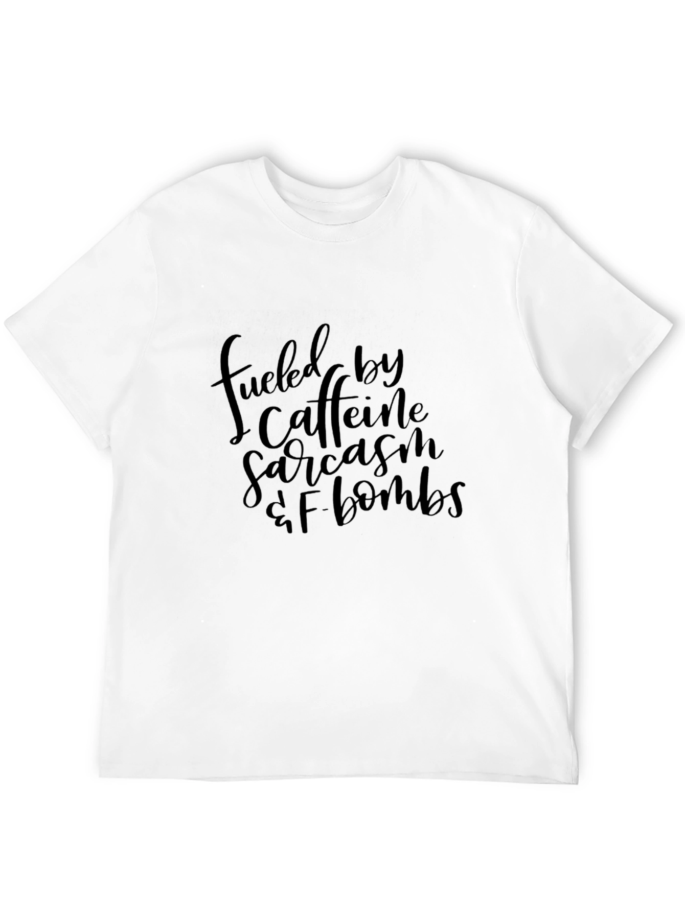 Fueled by Caffeine Graphic Tee - Black