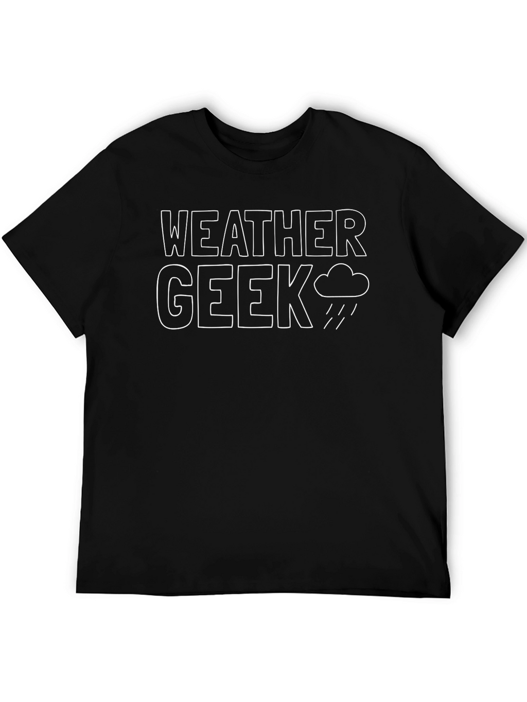 Weather Geek T-Shirt - Black