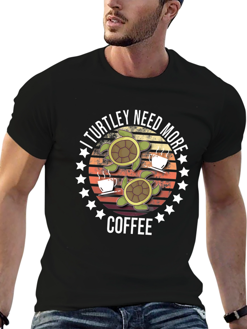 Turtle Coffee T-Shirt - Need More Coffee