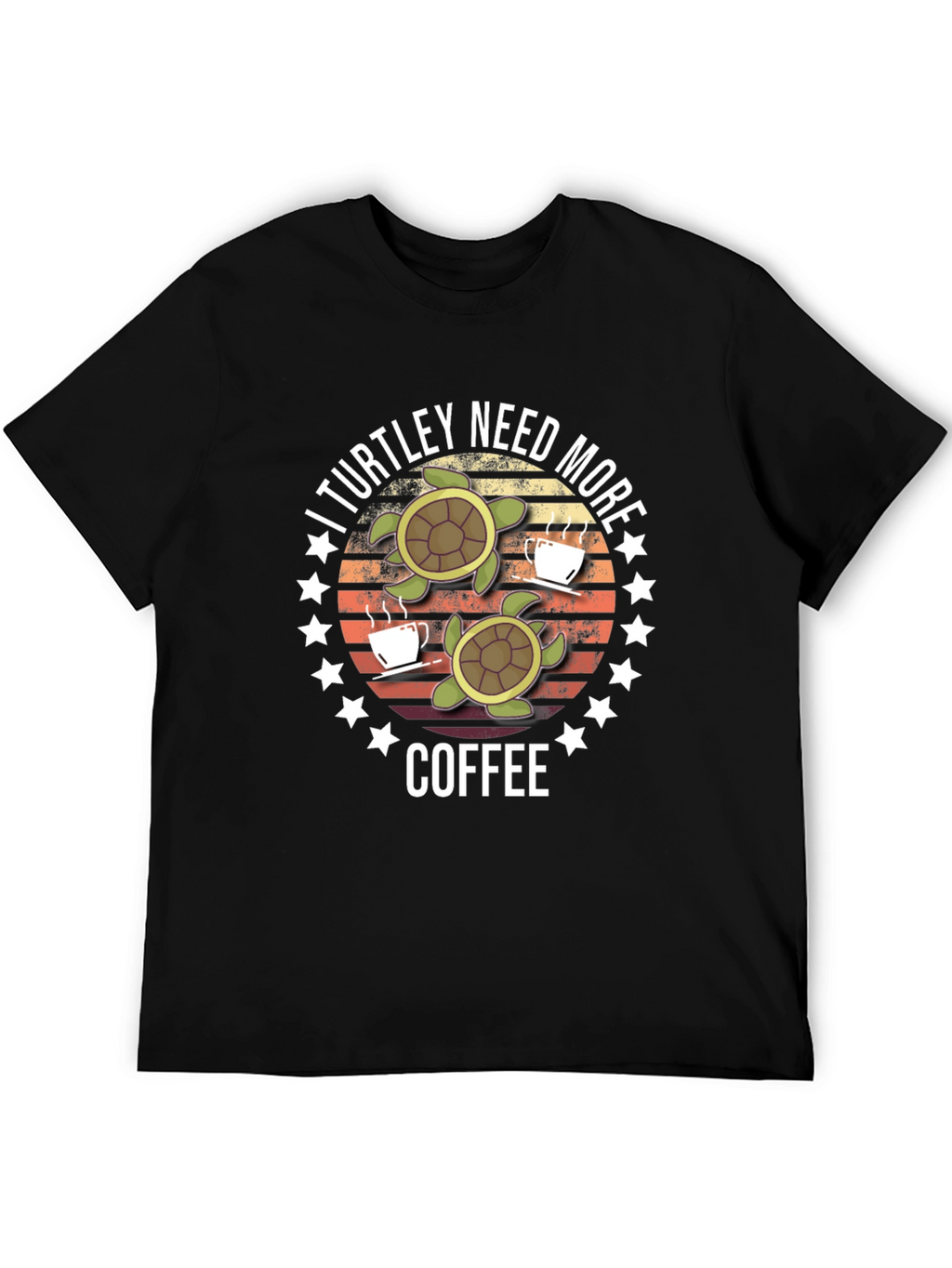 Turtle Coffee T-Shirt - Need More Coffee